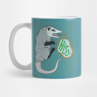 Hiss Opossum Mug
